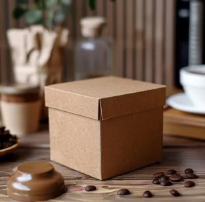 cajita de carton para producto artesanal y embalaje ecológico